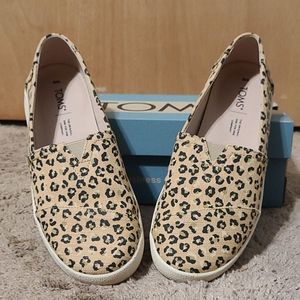 Toms Avalon Natural Textured Cheetah